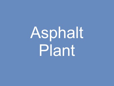 Asphalt Production Plant