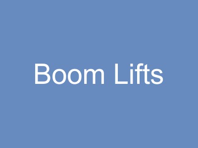 Boom Lifts & Cranes